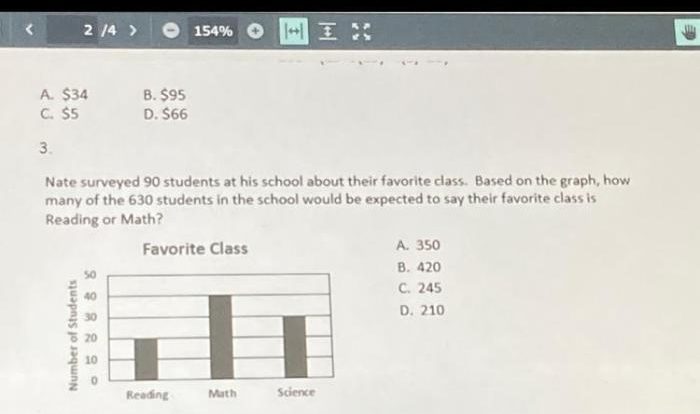 Anh randomly surveyed 36 students