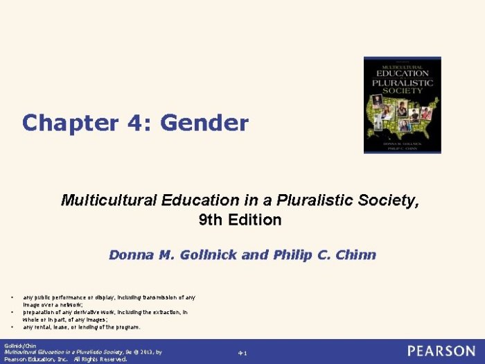 Multicultural education in a pluralistic society 11th edition